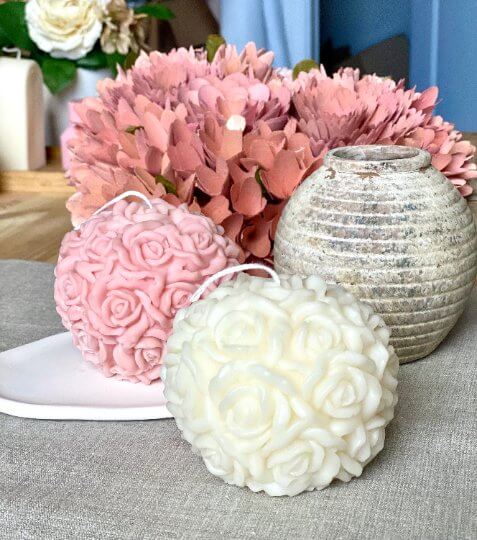 Rose Blossom scented candle