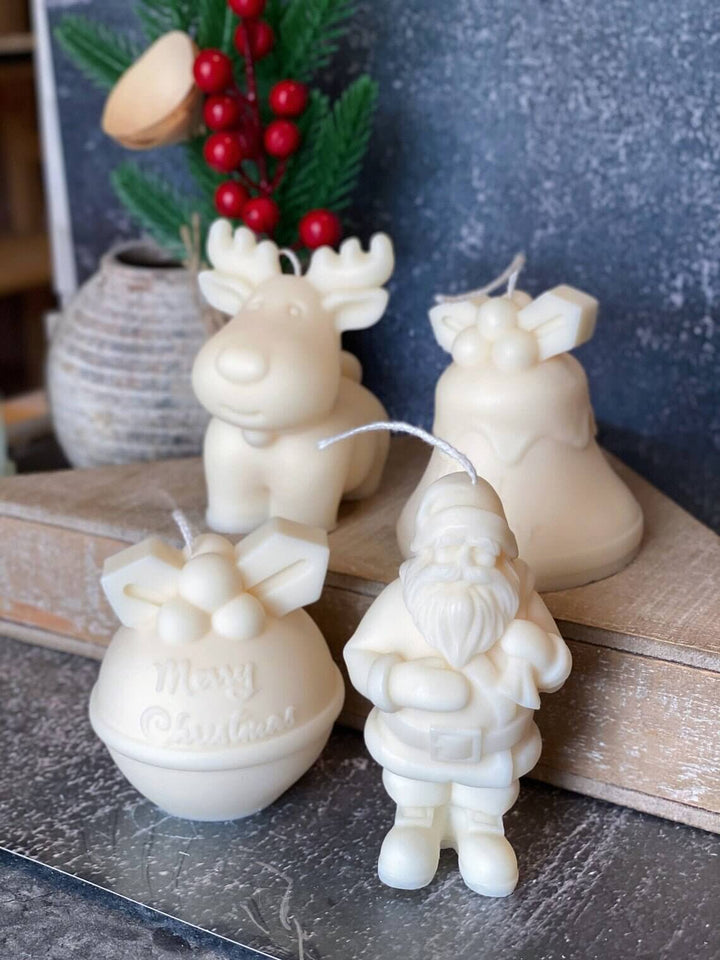 Holiday Bell Candle – Tall Christmas Scented Candle